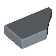Tile 1 x 2 with Stud Notch Right / Sand Blue