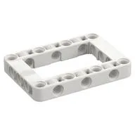 Technic Beam Frame 5 x 7 with 3 x 5 Opening Thick / White