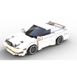 White 1994 180SX Type X