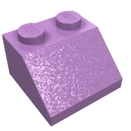 Brick Sloped 45° 2 x 2 / Medium Lavender