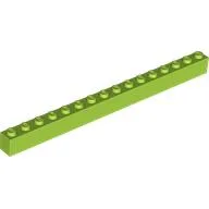 Brick 1 x 16 / Lime