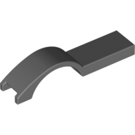 Lego Wheel Arch, Mudguard 1 x 4 1/2 / Dark Bluish Gray