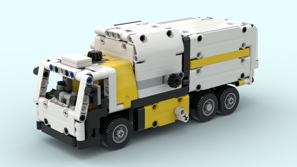 Lego 42167 Mack Garbage Truck Mod with normal part