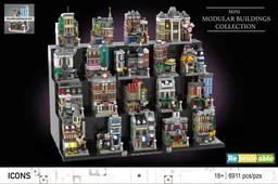 Mini Modular Buildings - The Full Set of 19