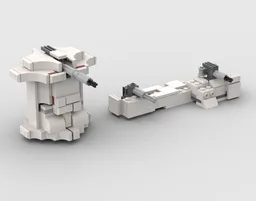 Hoth Trenchline Alt Build for Boarding the Tantive IV (75837)