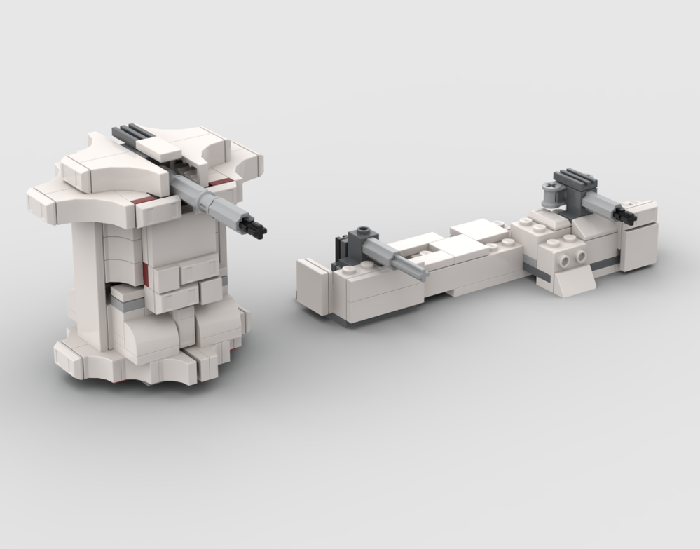 Lego Hoth Trenchline Alt Build for Boarding the Tantive IV (75837)