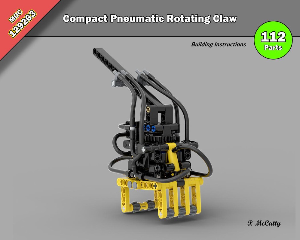 Lego Compact Pneumatic Rotating Claw