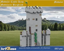 Modular Castle Keep Bear Rock - Modularer Bergfried Bärenfels