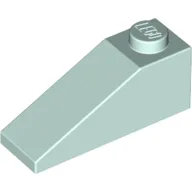 Brick Sloped 33° 3 x 1 / Light Aqua