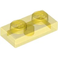 Plate 1 x 2 / Trans-Yellow
