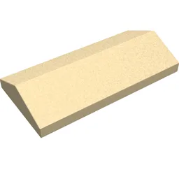 Brick Sloped 33° 2 x 4 Double / Tan