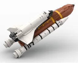 Space Shuttle & Mobile Launch Platform (MLP) - in 1:160 scale