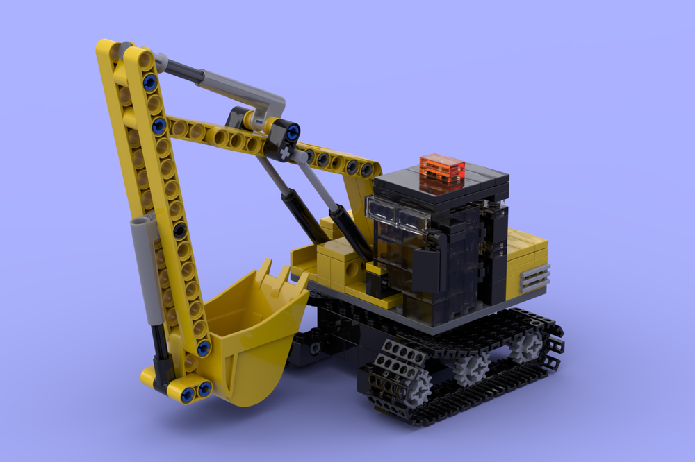 Lego Caterpillar excavator