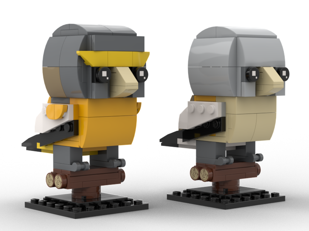 Lego Evening Grosbeaks: Birdheadz