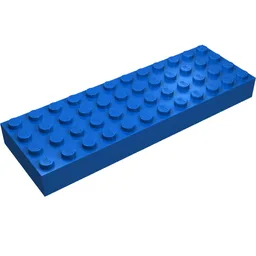 Brick 4 x 12 / Blue