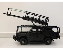 SWAT vehicle with attack platform