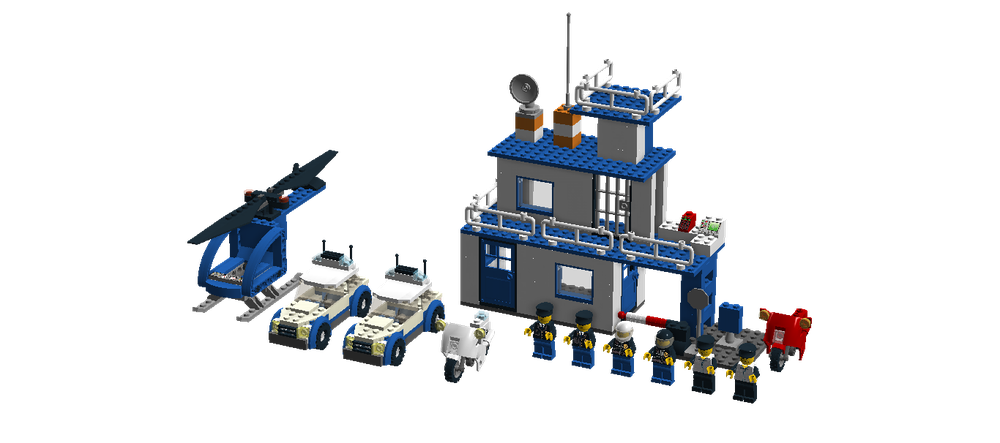 Lego Version of the 9229 Duplo Police Station