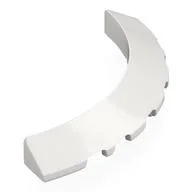 Brick Round, Sloped 30° 6 x 6 x 2/3 Corner / White