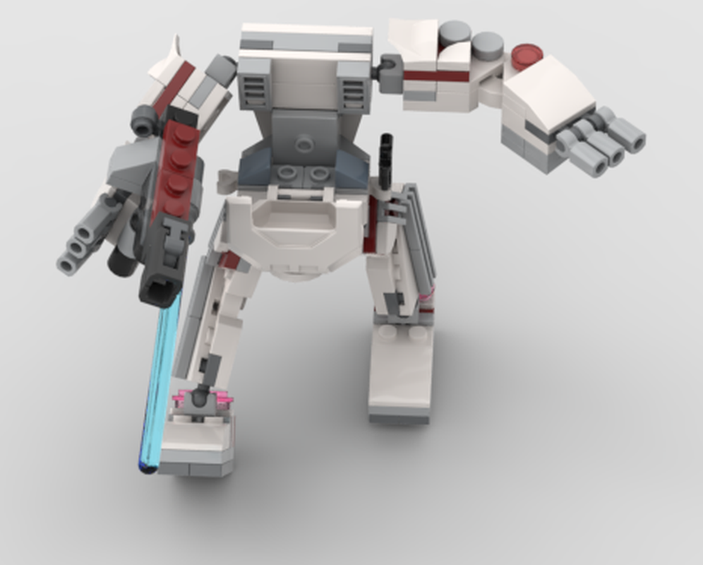 Lego Luke's gunslinger mech