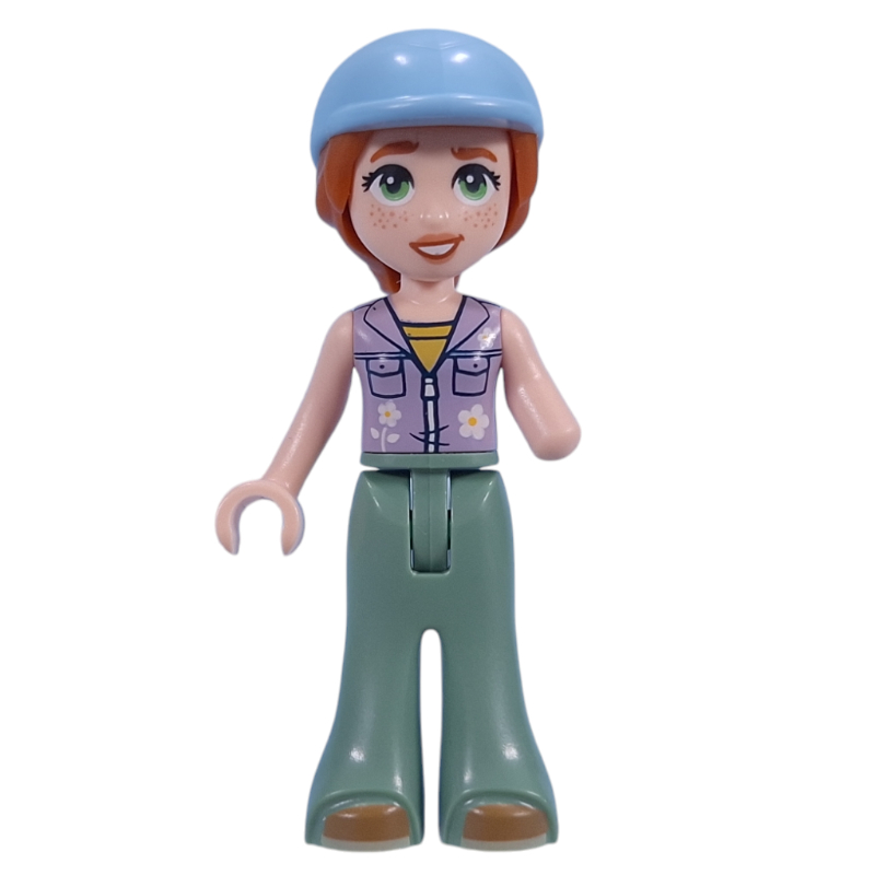 Lego Autumn - Lavender Top, Sand Green Pants, Helmet