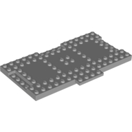 Lego Plate Special 9 x 16 x 2/3 with 1 x 4 Recessed / Light Bluish Gray