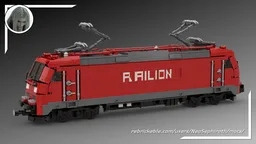 DB BR-185 Railion Cargo Locomotive 8W