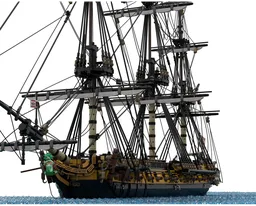 Figurehead modification for HMS Euryalus