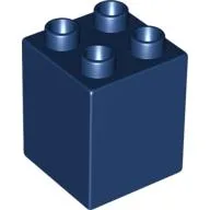 Duplo Brick 2 x 2 x 2 / Dark Blue