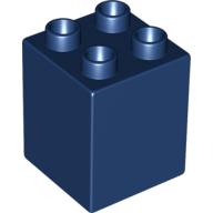 Lego Duplo Brick 2 x 2 x 2 / Dark Blue