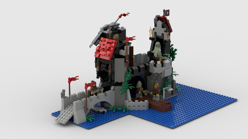 Lego Wolfpack enchanced Fortress