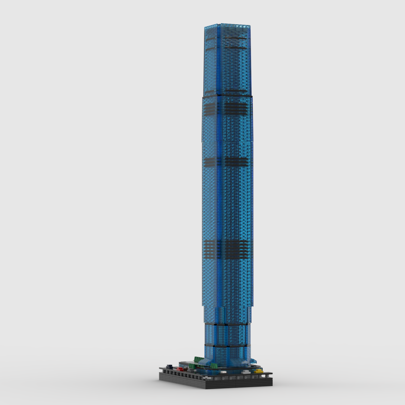 Lego International Commerce Center VER 2 at 1/650th Scale