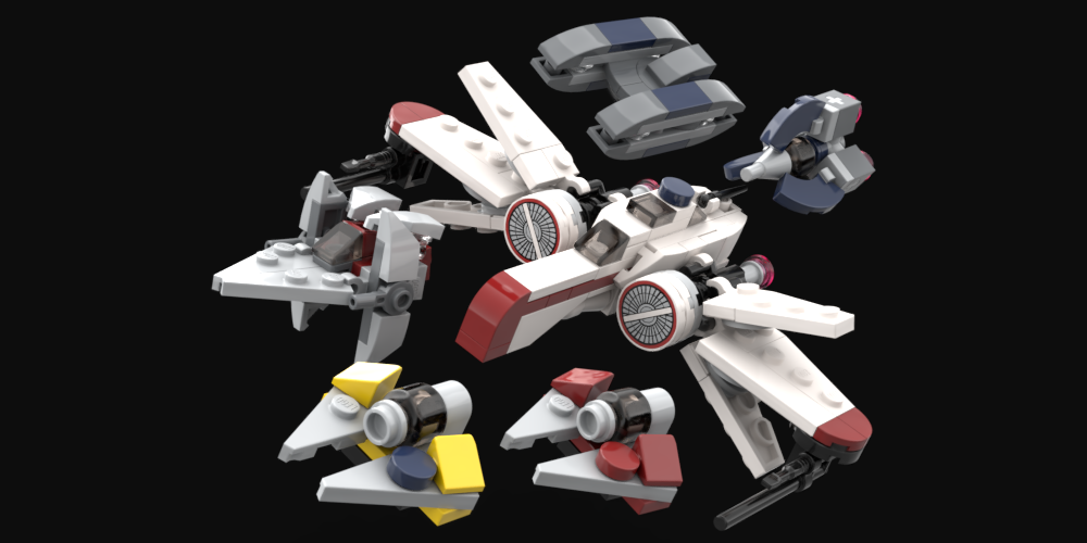 Lego Battle of Coruscant Starfighter Pack
