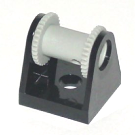 Lego String Reel 2 x 2 Holder with Light Bluish Gray Drum (2584 / 2585)