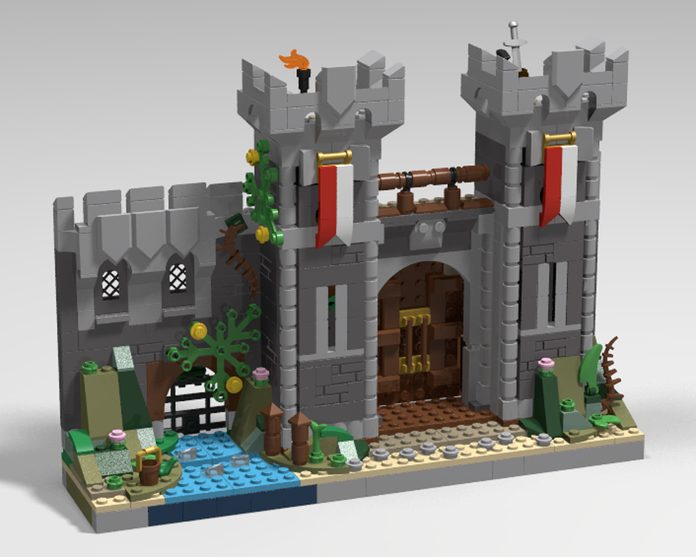 Lego 31120 - Medieval Castle City Gate [Book End]