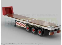 Cabover with Flatbed trailer