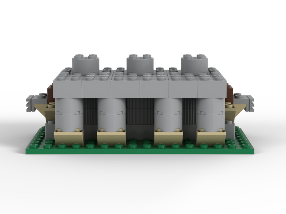 Lego Grey-Brown Municipal Building
