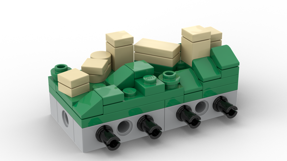 Lego Great Wall of China | Nano Modular World