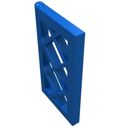 Window 1 x 2 x 3 Pane Latticed / Blue