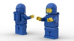 Up-Scaled Classic Space Minifigure (40649 Mod)