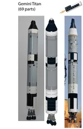 Gemini Titan (Saturn V scale)
