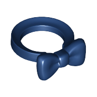 Lego Minifig Neckwear Bow Tie / Dark Blue
