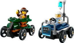 Airplane vs. Hospital Bed Race Car Pack