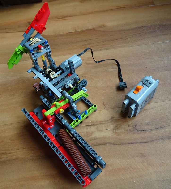 Lego Wind-driven production line