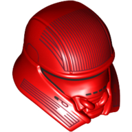 Lego Helmet First Order Sith Trooper Print / Red