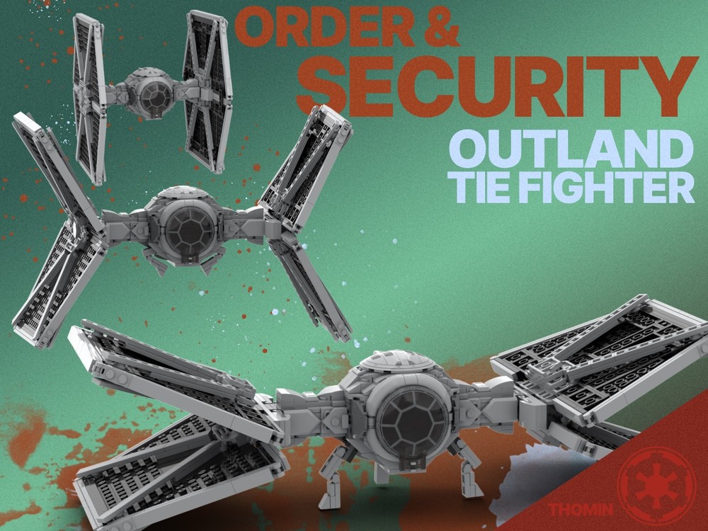 Lego Outland TIE-Fighter - v2.0 (as seen on "The Mandalorian")