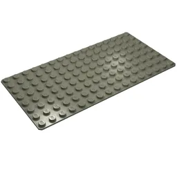Baseplate 8 x 16 / Dark Gray