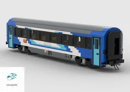8 wide Hungaria Intercity wagon