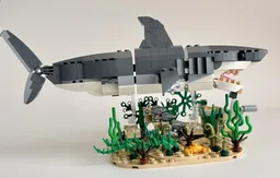 Swimming Shark Stand