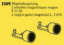 Magnetic Couplings for Railway Car