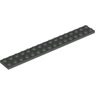 Plate 2 x 16 / Dark Gray